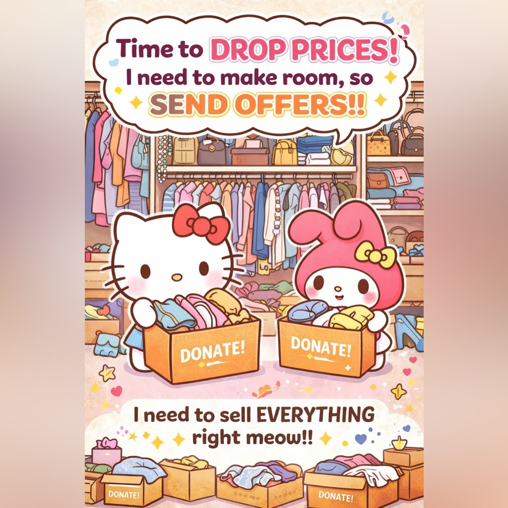 👀 Closet Clear Out. Make bundles. Send an Offer! Most offers accepted! 🎉☀️💗